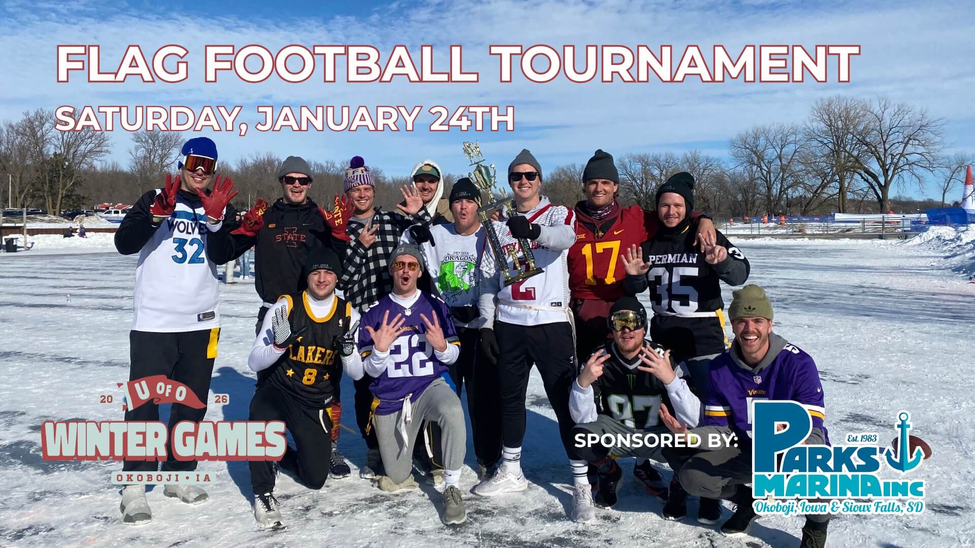 Winter Games Flag Football Tournament 6 Winter Games Flag Football Tournament