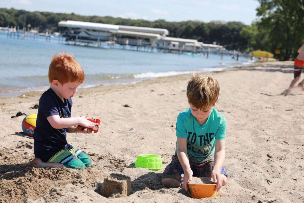 Beach Day in Okoboji, Iowa