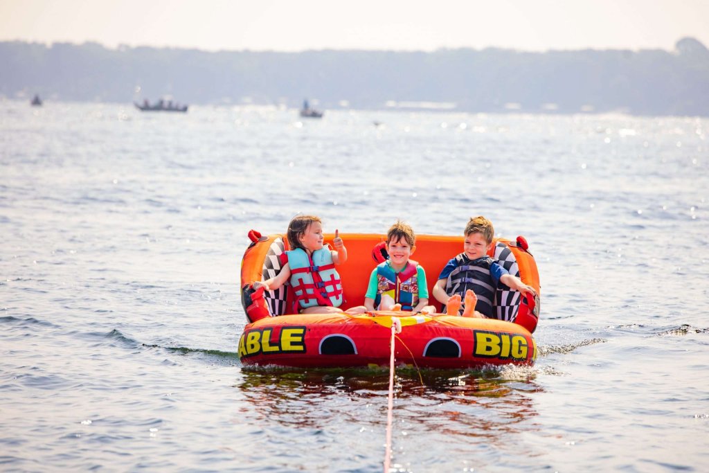 Behind the Scenes: Family Fun in Okoboji Video 32 Tubing in Okoboji, Iowa