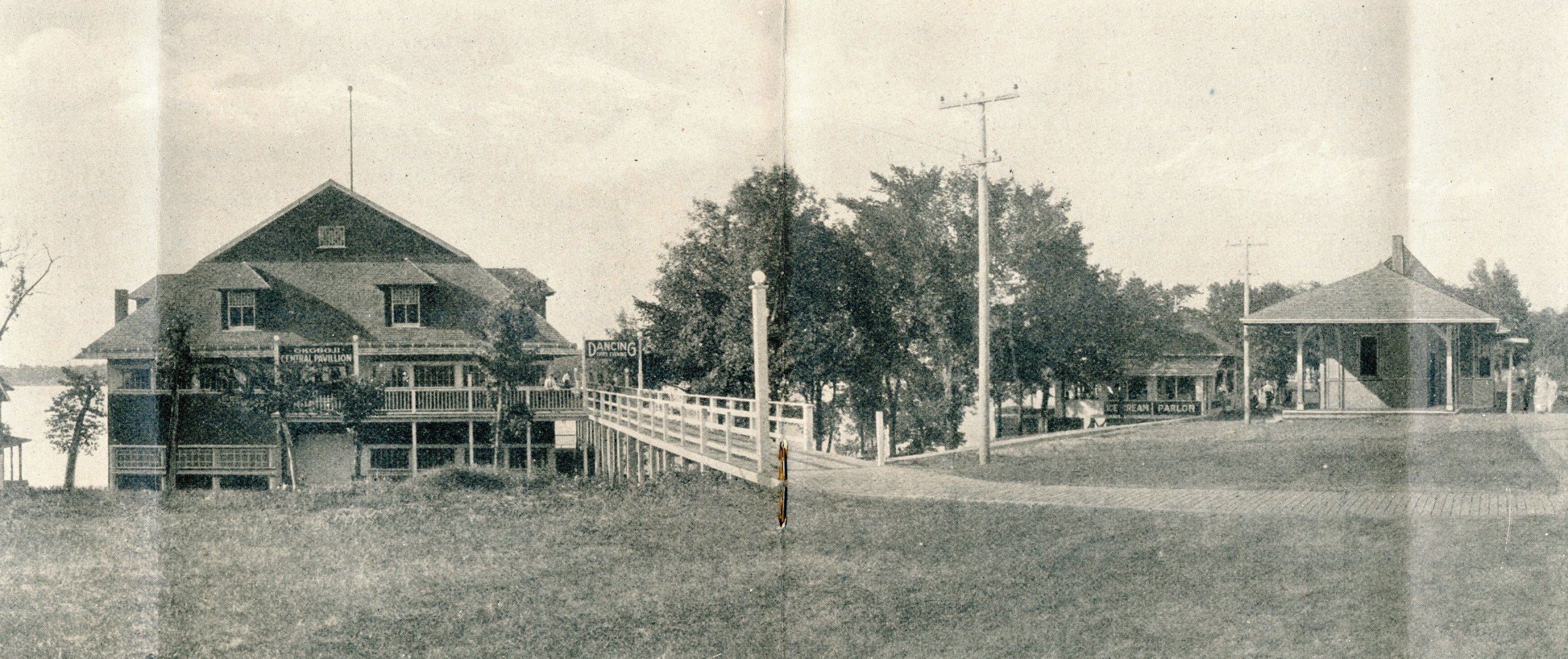 Old Central Emporium and Arnolds Park Depot