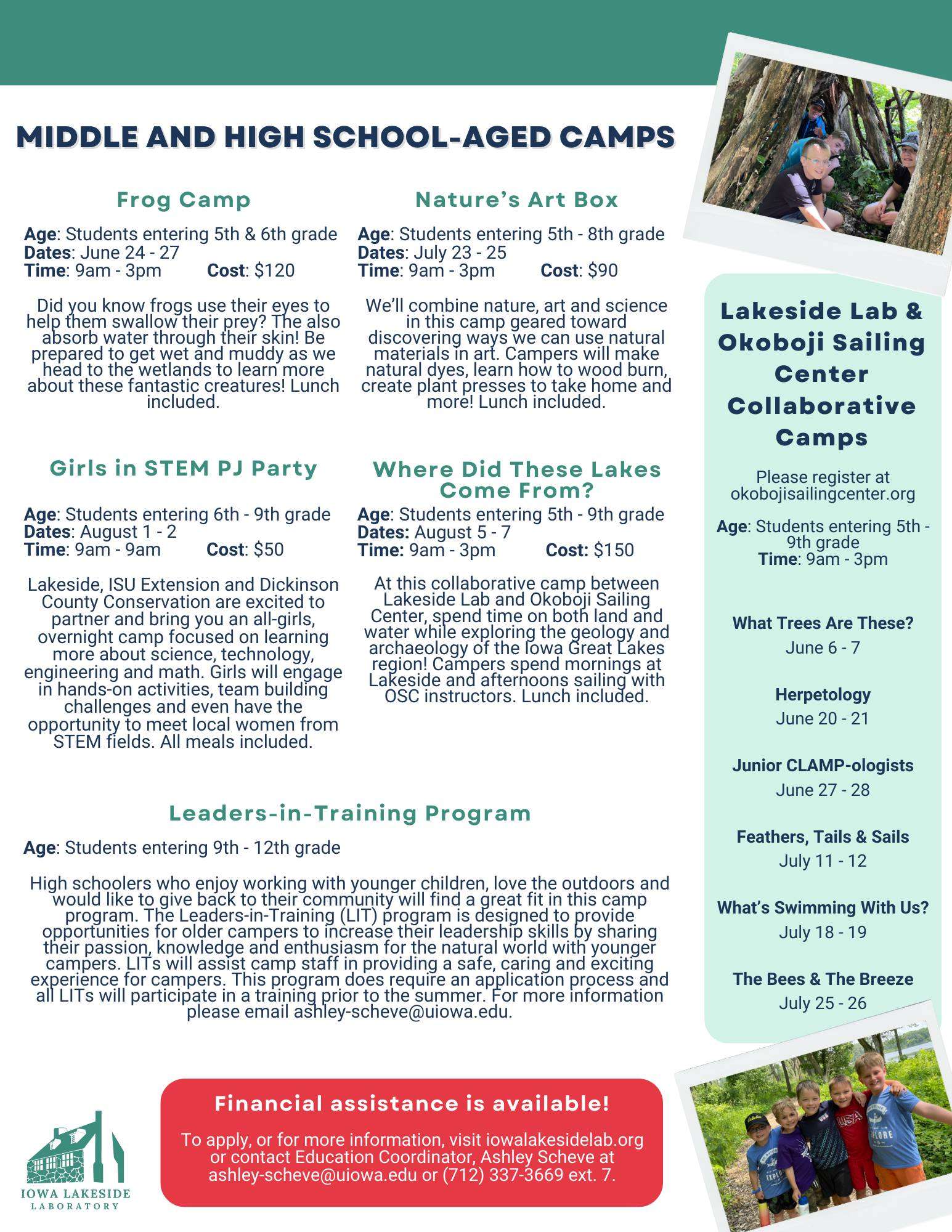 Lakeside Camp - High School