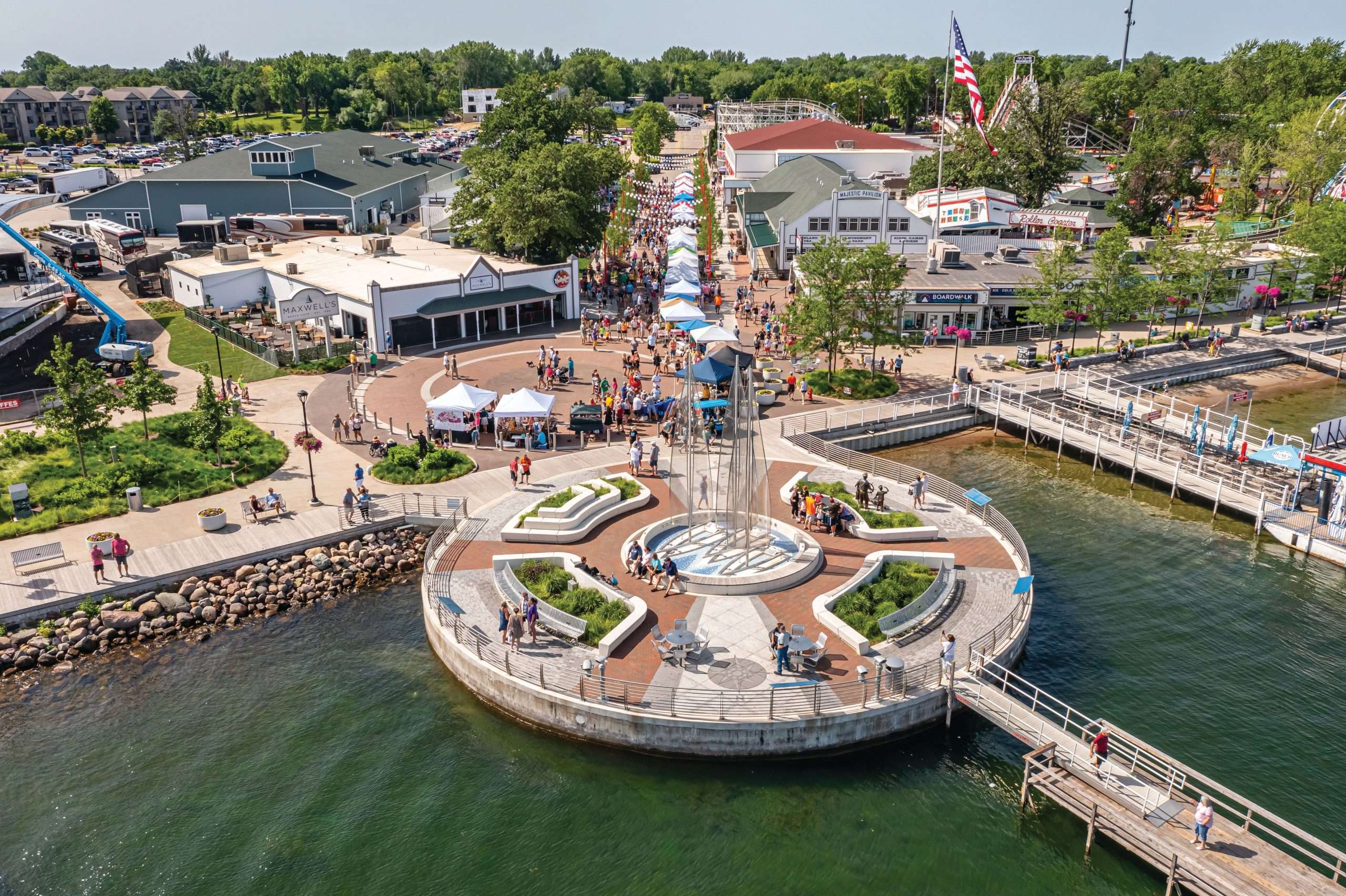 Okoboji: All Things New 3 Berkley Bedell State pier and Arnold's park