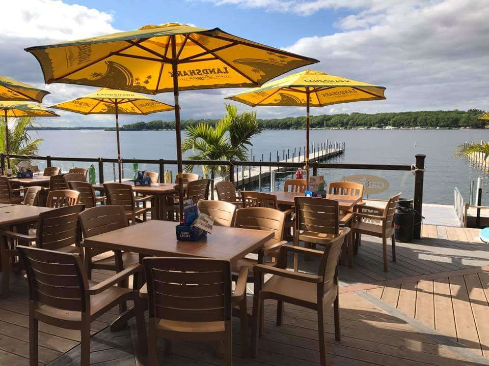 Lakeside bar