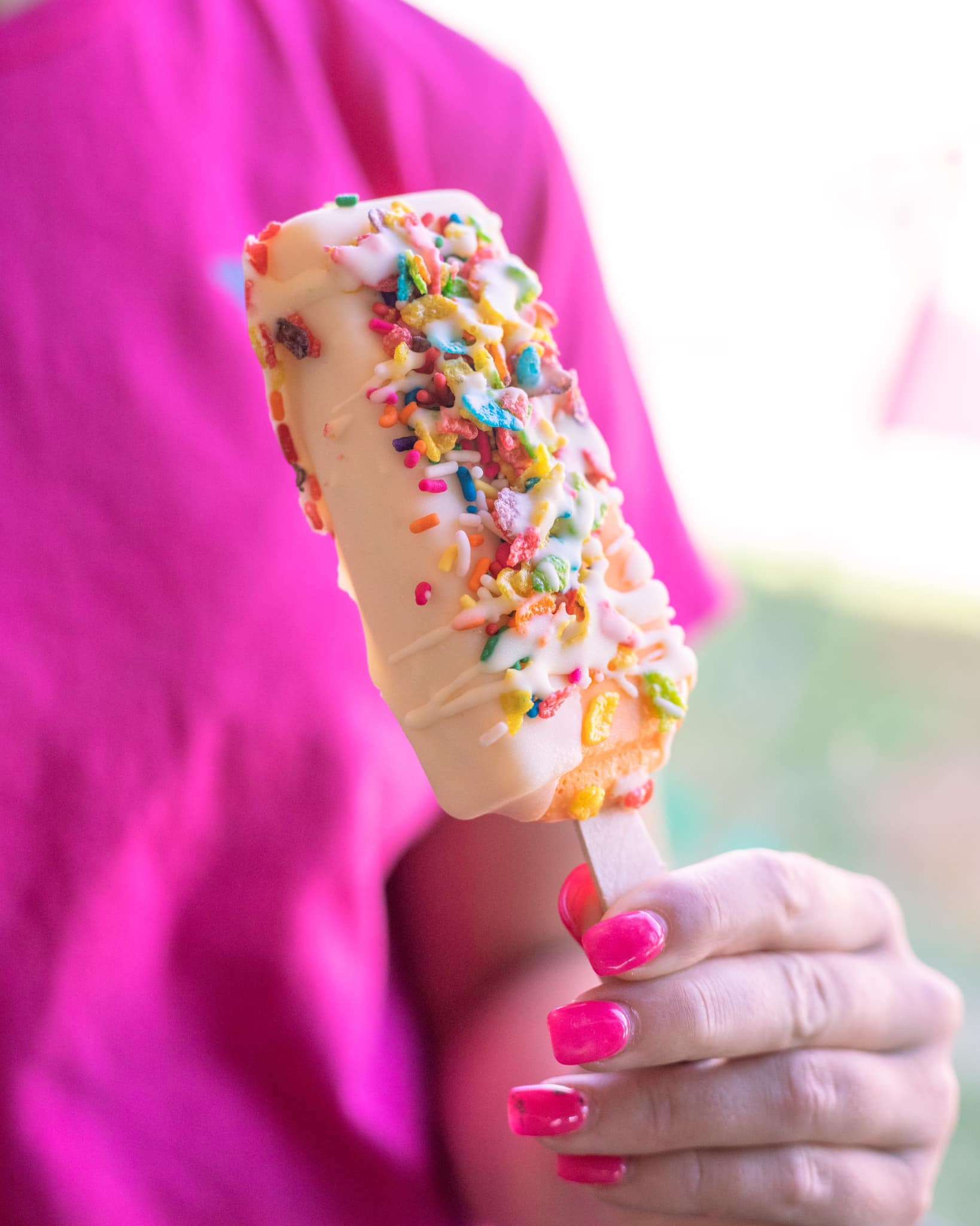 Frozen Parrot Popsicle