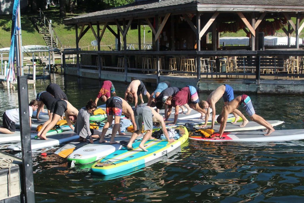 paddle yoga