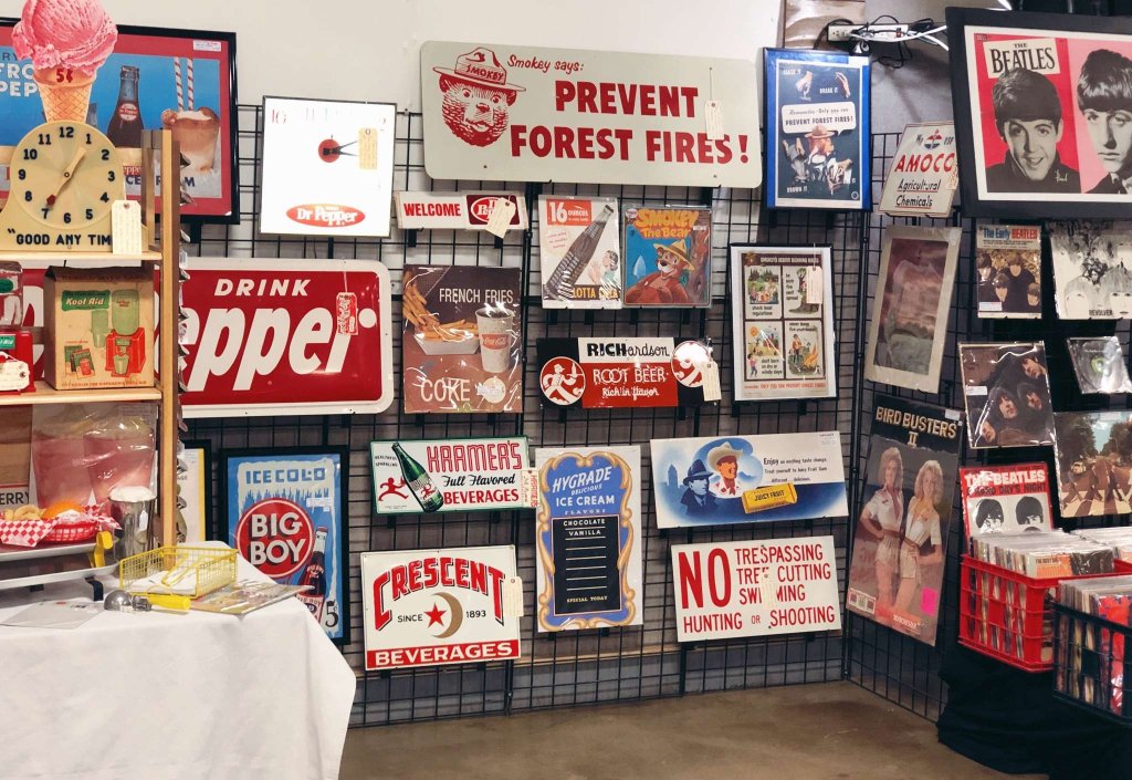 Grand Champion Antique Show and Blue Ribbon Flea Market 16 sign booth flea market