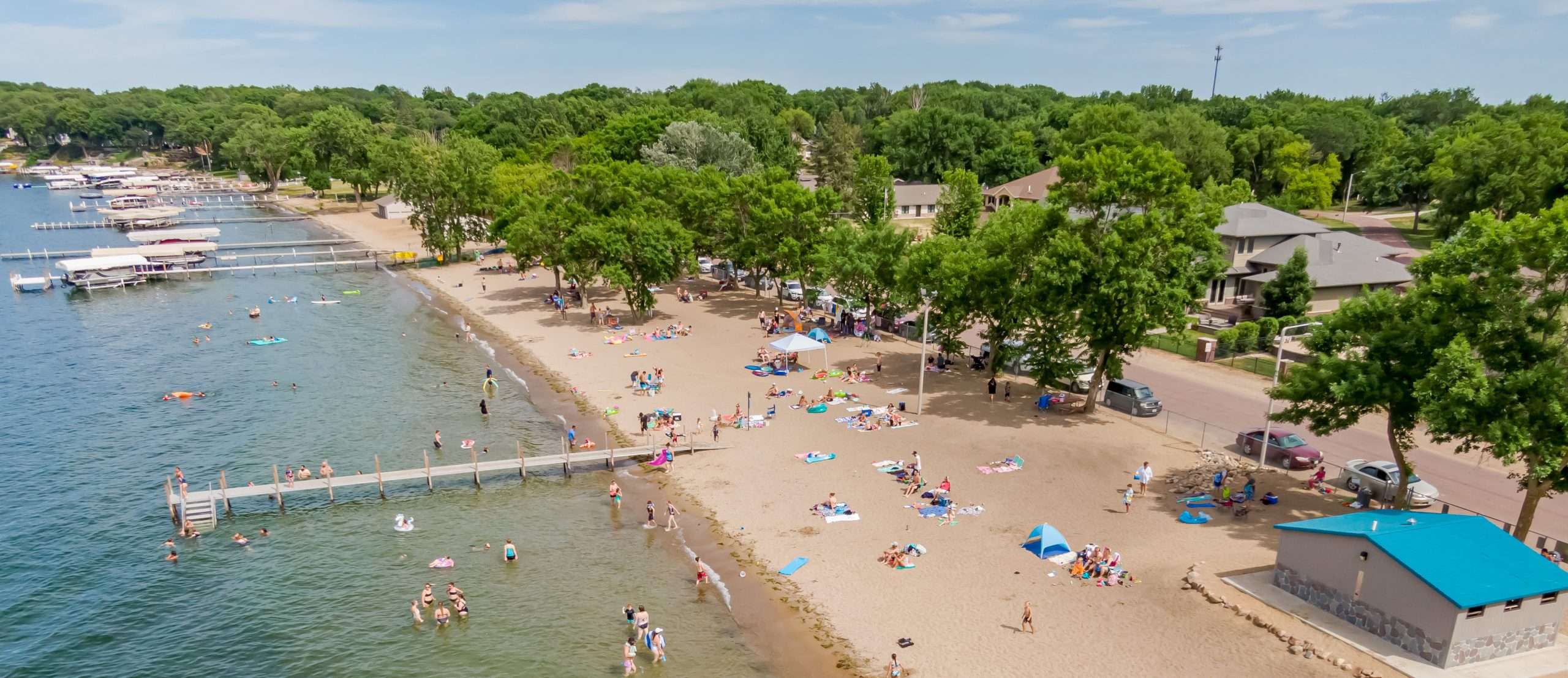 City of West Okoboji 2 Terrace Park Beach in West Okoboji, Iowa