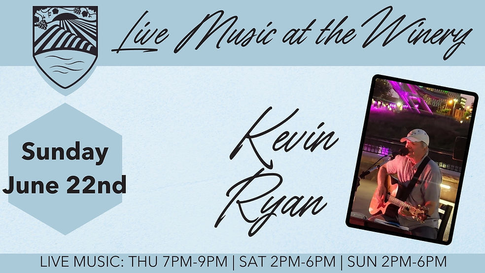 Live Music at the Winery: Kevin Ryan 13 1a7b04 b9db0fcd16574282a7646a806a27c88dmv2