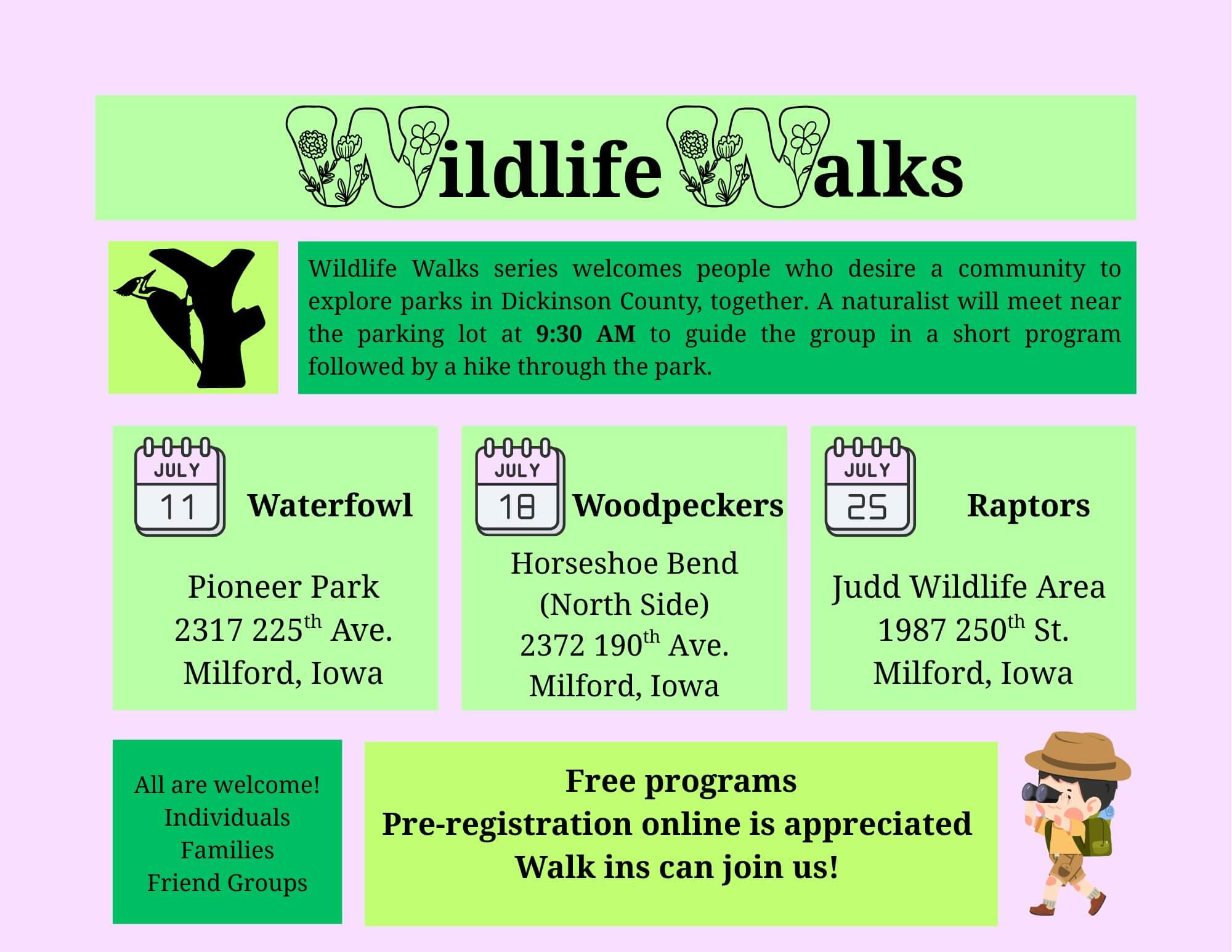 Wildlife Walks: Woodpeckers