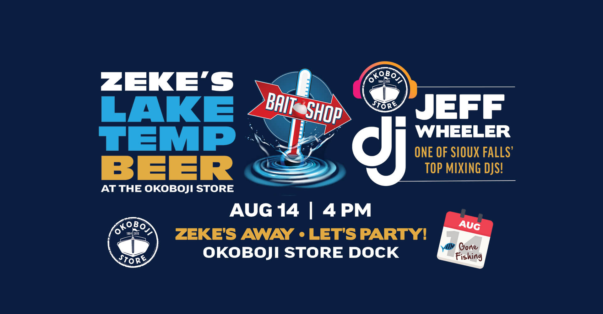 Zeke’s Lake Temp Beer – DJ Jeff Wheeler