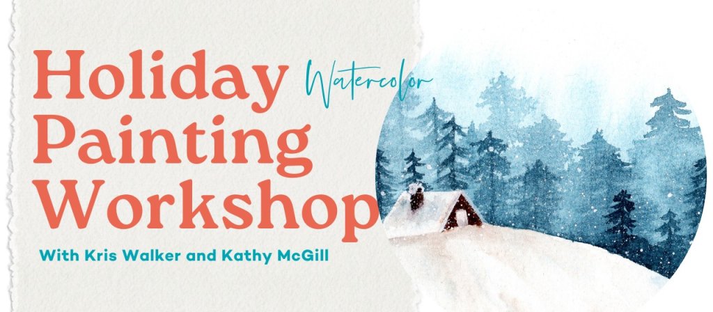 Holiday Painting Workshop with Kris Walker & Kathy McGill 9 image 32