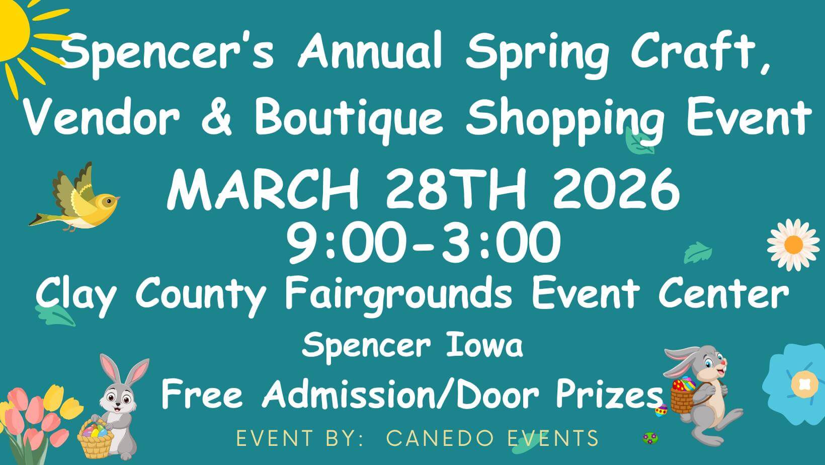 Spencer’s Spring Craft, Vendors, Boutiques & More Shopping Event