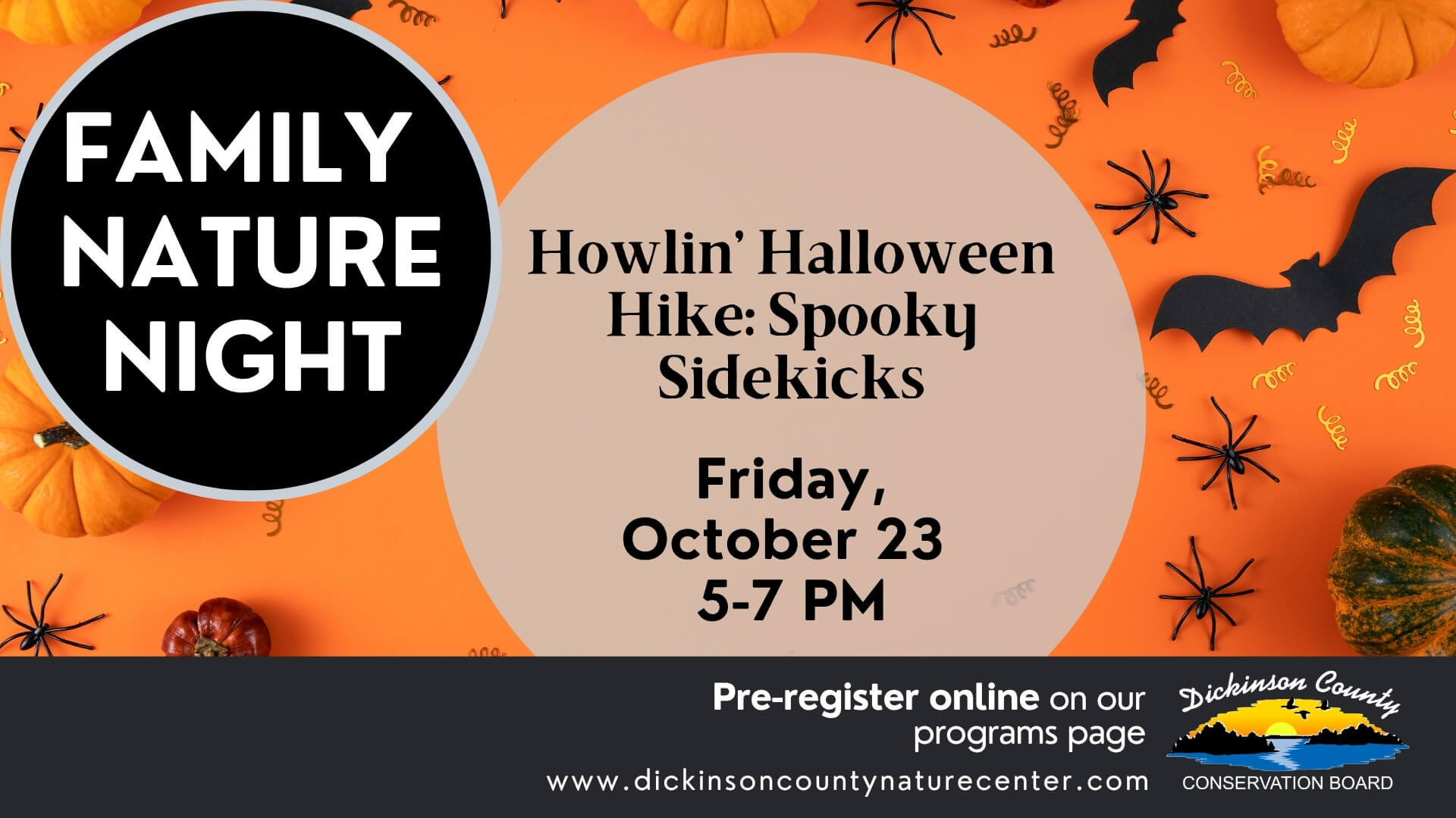 Howlin' Halloween Hike - Spooky Sidekicks 1 Oct FNN